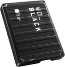 WD_BLACK P10 Game Drive WDBA3A0040BBK - Harddisk - 4 TB - ekstern (bærbar) - USB 3.2 Gen 1 - svart