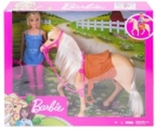 Barbie Doll and Horse (Blonde)