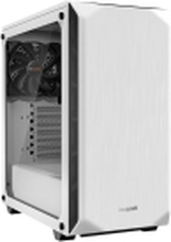 be quiet! Pure Base 500 Window - Minitower - Tempered glass - ATX/Micro-ATX/ITX - ingen strømforsyning (ATX / PS/2) - hvit - USB/lyd