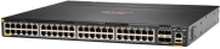 HPE Aruba 6300M - Switch - L3 - Styrt - 48 x 10/100/1000 (PoE+) + 4 x 1 Gigabit / 10 Gigabit / 25 Gigabit / 50 Gigabit SFP56 (opplink / stabling) - front og side til bakside - rackmonterbar - PoE+ (1440 W)
