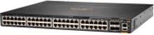 HPE Aruba 6300M - Switch - L3 - Styrt - 48 x 10/100/1000 (1 PoE+) + 4 x 1 Gigabit / 10 Gigabit / 25 Gigabit / 50 Gigabit SFP56 (opplink / stabling) - front og side til bakside - rackmonterbar - PoE+