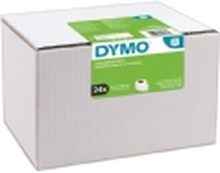 DYMO Large Address Labels - Hvit - 36 x 89 mm 6240 etikett(er) (24 rull(er) x 260) adresselapper - for DYMO LabelWriter 320, 330 Turbo, 400, 400 Twin Turbo, 450, 450 Twin Turbo, SE450