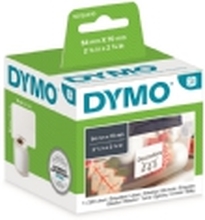 DYMO LabelWriter MultiPurpose - Papir - permanet adhesiv - hvit - 54 x 70 mm 320 etikett(er) (1 rull(er) x 320) flerbruks merkelapper - for DYMO LabelWriter 310, 315, 320, 330, 400, 450, 4XL, SE450, Wireless