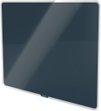 Leitz Cosy - Whiteboard - veggmonterbar - 600 x 400 mm - herdet glass - magnetisk - fløyelsgrå