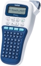 Brother P-Touch PT-H107B - Etikettmaker - S/H - termotransfer - Rull (1,2 cm) - 180 dpi - inntil 20 mm/sek - kutter - 2-linjers utskrift - hvit, blå