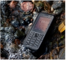Nokia 800 Tough - 4G funksjonstelefon - dobbelt-SIM - RAM 512 MB / Internminne 4 GB - microSD slot - 320 x 240 piksler - rear camera 2 MP - svart stål