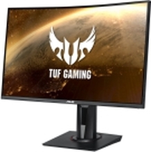 ASUS TUF Gaming VG27WQ - LED-skjerm - gaming - kurvet - 27 - 2560 x 1440 WQHD @ 165 Hz - VA - 400 cd/m² - 3000:1 - DisplayHDR 400 - 1 ms - 2xHDMI, DisplayPort - høyttalere - svart