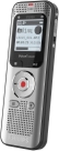 Philips Voice Tracer DVT2050 - Taleopptaker - 8 GB - aluminum light silver metal front and black
