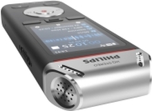 Philips Voice Tracer DVT2110 - Taleopptaker - 200 mW - 8 GB - svart, krom