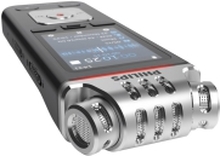 Philips Voice Tracer DVT8110 Meeting Recorder - Taleopptaker - 200 mW - 8 GB - krom, antrasitt