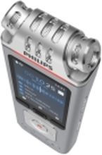 Philips Voice Tracer DVT4110 - Taleopptaker - 200 mW - uten operativsystem - 8 GB - sølv, krom
