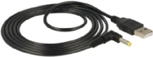 Delock - USB/strøm-kabel - USB (hann) til 4,0 x 1,7 mm DC-jakk (hann) vinklet - 5 V - 1.5 m
