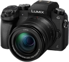 Panasonic Lumix G DMC-G70M - Digitalkamera - speilløst - 16.0 MP - Four Thirds - 4K - 5optisk x-zoom 12 - 60 mm-linse - Wi-Fi - svart