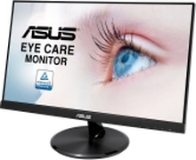 ASUS VP229Q - LED-skjerm - 21.5 - 1920 x 1080 Full HD (1080p) @ 75 Hz - IPS - 250 cd/m² - 1000:1 - 5 ms - HDMI, VGA, DisplayPort - høyttalere - svart