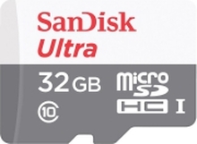 SanDisk Ultra - Flashminnekort - 32 GB - Class 10 - microSDHC UHS-I