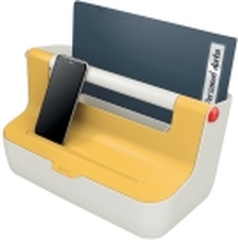 Leitz Cosy - Skrivebordsordner - 21.4 x 19.6 x 36.7 cm - ABS-plast - varm gulfarge