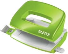 Leitz WOW Mini - Hullstanser - 10 ark / 1 mm - plast, metall - grønn