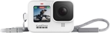 GoPro - Beskyttelsesmuffe for handlingskamera - premiesilikon - hvitglødende varm - for HERO10 HERO9