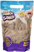 Kinetic Sand Original Moldable Sensory Play Sand, Kinetisk sand for barn, 3 år, Brun