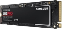 Samsung 980 PRO MZ-V8P2T0BW - SSD - kryptert - 2 TB - intern - M.2 2280 - PCIe 4.0 x4 (NVMe) - buffer: 2 GB - 256-bit AES - TCG Opal Encryption