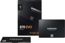 Samsung 870 EVO MZ-77E1T0B - SSD - kryptert - 1 TB - intern - 2.5 - SATA 6Gb/s - buffer: 1 GB - 256-bit AES - TCG Opal Encryption