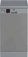 Beko DVS05024S - Oppvaskmaskin - bredde: 44.8 cm - dybde: 60 cm - høyde: 85 cm - sølv