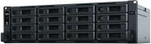 Synology RackStation RS4021xs+ - NAS-server - 16 brønner - kan monteres i rack - SATA 6Gb/s - RAID RAID 0, 1, 5, 6, 10, JBOD, 5 hot spare, 6 hot spare, 10 hot spare, 1 aktiv reservedel, RAID F1, F1 driftsklar reservedel - RAM 16 GB - Gigabit Ethernet / 10