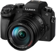 Panasonic Lumix G DMC-G7H - Digitalkamera - speilløst - 16.0 MP - Four Thirds - 4K / 30 fps - 10optisk x-zoom 14-140 mm-linse - Wi-Fi - svart