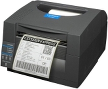 Citizen CL-S521II - Etikettskriver - direktetermisk - Rull (11,8 cm) - 203 dpi - inntil 150 mm/sek - USB, seriell - svart