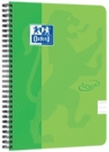 Notesbog A5+ Oxford Touch´ grøn linjeret 90g m/140 sider