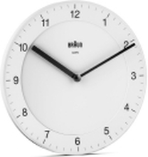 Braun BC06W, Vegg, Quartz clock, Rund, Hvit, Voksne, AA