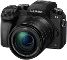 Panasonic Lumix G DMC-G7M - Digitalkamera - speilløst - 16.0 MP - Four Thirds - 4K - 5optisk x-zoom 12 - 60 mm-linse - Wi-Fi - svart