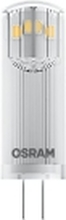 OSRAM BASE PIN - LED-lyspære - form: T14 - klar finish - G4 - 1.8 W (ekvivalent 20 W) - klasse F - varmt hvitt lys - 2700 K