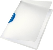 Leitz ColorClip - Klipsfil - for A4 - kapasitet: 30 ark - translucent med blå klips