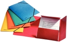 Esselte Rainbow - 3-fliksmappe - for A4 - kapasitet: 350 ark - assorterte farger (en pakke 5)
