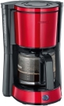 SEVERIN KA 4817 - Kaffemaskin - 10 kopper - fire red metallic/black
