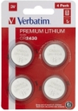 Verbatim - Batteri 4 x CR2430 - Li