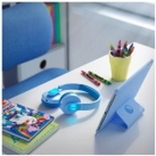 Philips Kids TAK4206BL - Hodetelefoner - on-ear - Bluetooth - trådløs, kablet - 3,5 mm jakk - blå