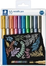 Staedtler® Marker Metallic Pen med 10 stk. ass. farver