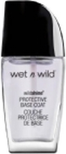 wet n wild Wild Shine Nail Color, Gjennomsiktig, Protective Base Coat, 451D, Beskyttelse, 1 stykker, Børste