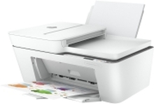 HP Deskjet 4120e All-in-One - Multifunksjonsskriver - farge - ink-jet - A4 (210 x 297 mm) (original) - A4/Legal (medie) - opp til 6 spm (kopiering) - opp til 8.5 spm (trykking) - 60 ark - USB 2.0, Wi-Fi(n), Bluetooth - sement - HP Instant Ink-kvalifisert