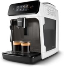 Philips 1200 series EP1223/00, Espressomaskin, 1,8 l, Kaffe bønner, Malt kaffe, Innebygd kaffekvern, 1500 W, Hvit
