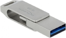 Delock - USB-flashstasjon - 16 GB - USB 3.2 Gen 1 / USB-C