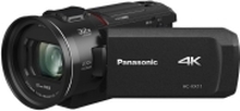 Panasonic HC-VX11 - Videoopptaker - 4K / 25 fps - 8.57 MP - 24optisk x-zoom - Leica - flashkort - Wi-Fi