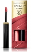 Max Factor Lipfinity Lip Colour, Rosa, Cool, 1 farger, Farging, Fuktighets krem, Shine (lys), Væske