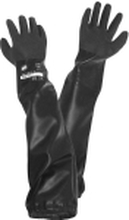L+D Griffy Leipold Doehle 1485-D PVC Handske til sandblæsning Størrelse (handsker): Kvindestørrelse EN 388 CAT II 1 Paar