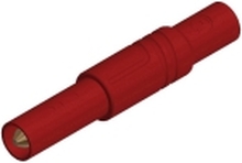 SKS Hirschmann LAS S G Sikkerhedslamelstik Stik, lige Stift-diameter: 4 mm Rød 1 stk