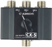 Albrecht Antenneomskifter CX-5 3-Wege Antennenschalter 7402
