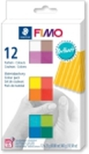 Modellervoks FIMO®-soft Staedtler® ass. farver - (12 stk.)