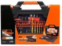 Black & Decker A7231-XJ, Drill, Multi-verktøy, Drill bit set, Metall, Stein, Tre, 8 mm, 8 mm, Sort, Oransje